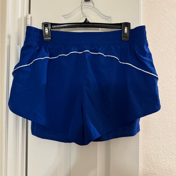 90 Degree By Reflex Blue Athletic Shorts Lightweight Performance - Picture 2 of 3